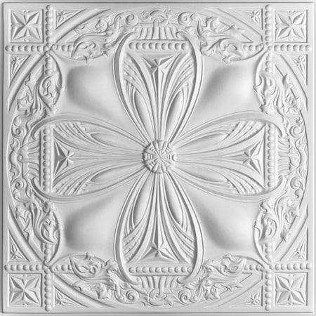 Ceilume Avalon 2ft x 2ft White Ceiling Tile V3-AVALON-22WTO